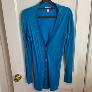 Lilly Pulitzer Blue Cardigan Sweater